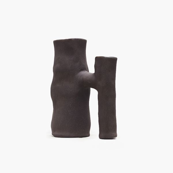 Black Pipe Vase