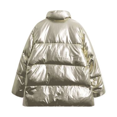 Tommy Icons Puffer Jacket - Metalic Gold 