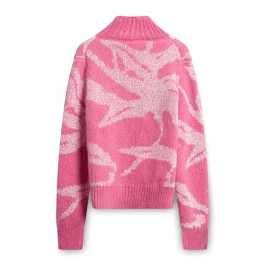 Vintage Tory Burch Turtleneck Sweater - Pink/White
