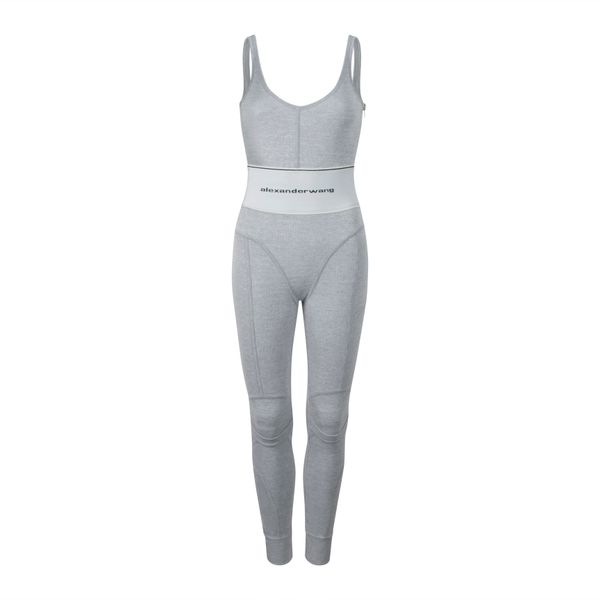 Alexander Wang Logo Elastic Jumpsuit 