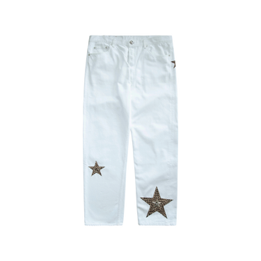 Chrome Hearts Silver Embellished Levi's 