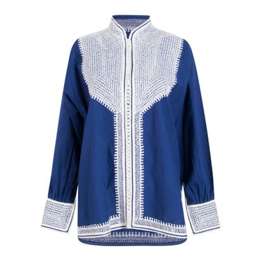 Vintage Kaftan Jacket- Royal Blue 