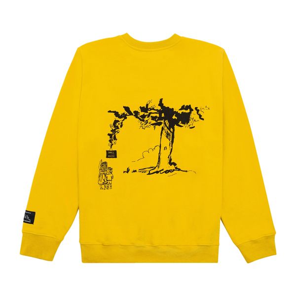 KROST x Barneys Giving Tree Crewneck in Yellow