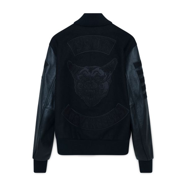 SSUR NY Rabid Dog Black Varsity Jacket