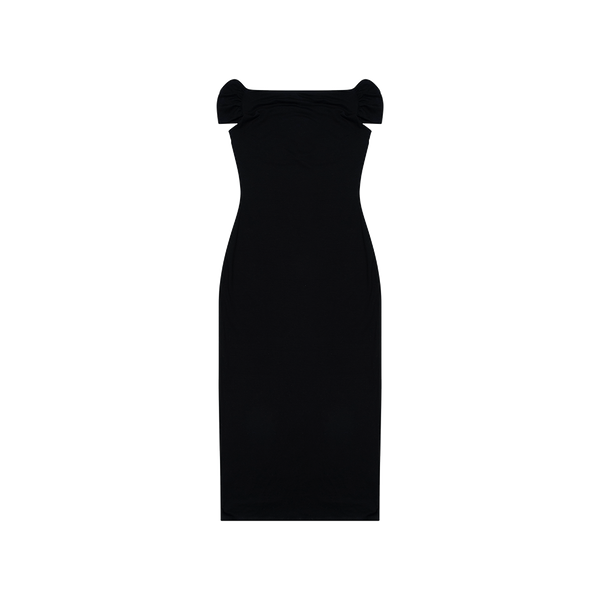 Reformation Black Jamen Knit Dress