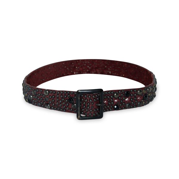 Vintage Leather Studded Belt