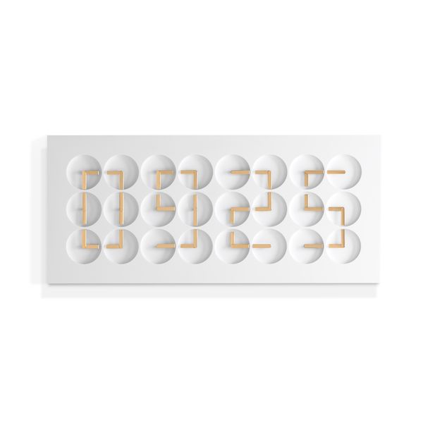 ClockClock 24 - White Gold by Humans since 1982
