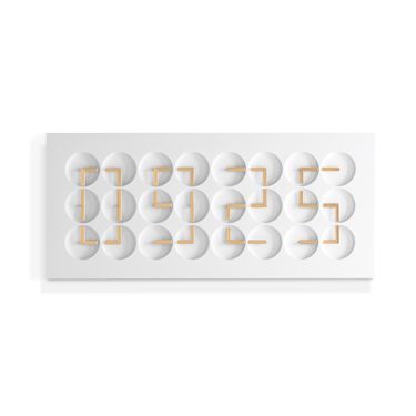 ClockClock 24 - White Gold by Humans since 1982