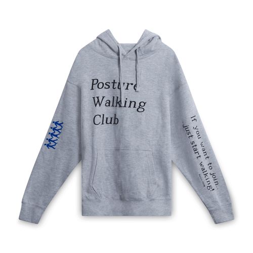 Posture “Walking Club” Pullover (Grey)