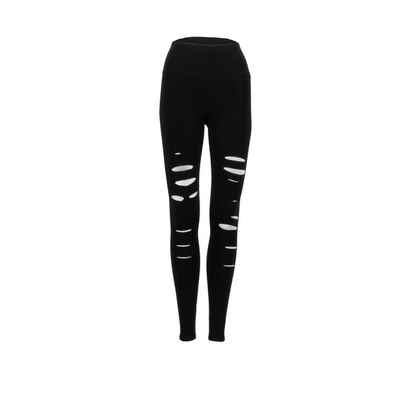 Alo Yoga High Waist Ripped Warrior Leggings