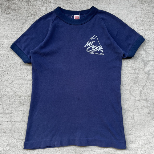 1960s Mt. Cook Raglan Cut Ringer Tee