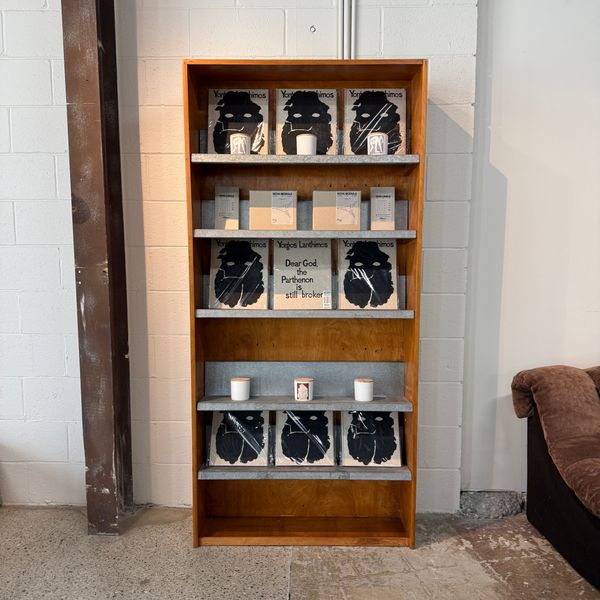 Galvanized Steel "SLO" Bookshelf, 1965