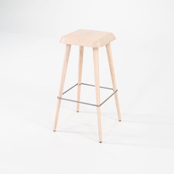 Alto Daddy Longlegs Bar Stool in Bleached Ash by Martin Solem for Cappellini, 2022