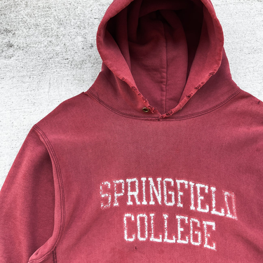 1980s Champion Springfield College Reverse Weave Hoodie