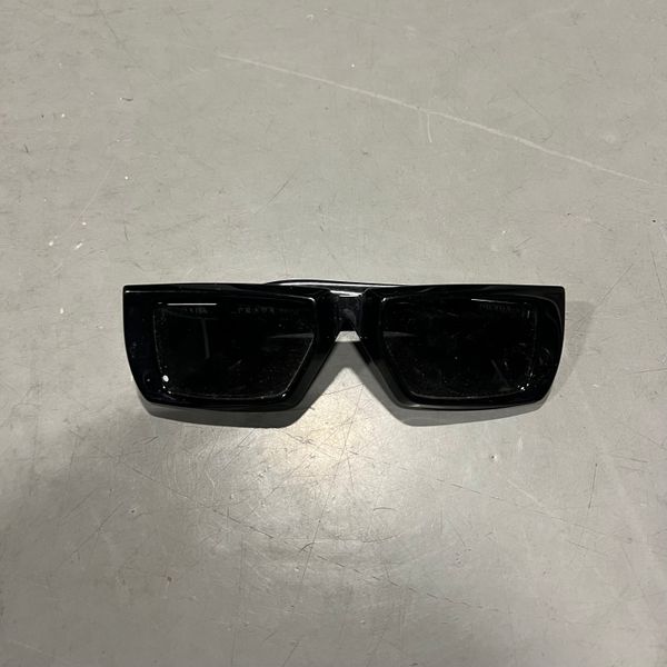 Prada Black Rectangular Sunglasses