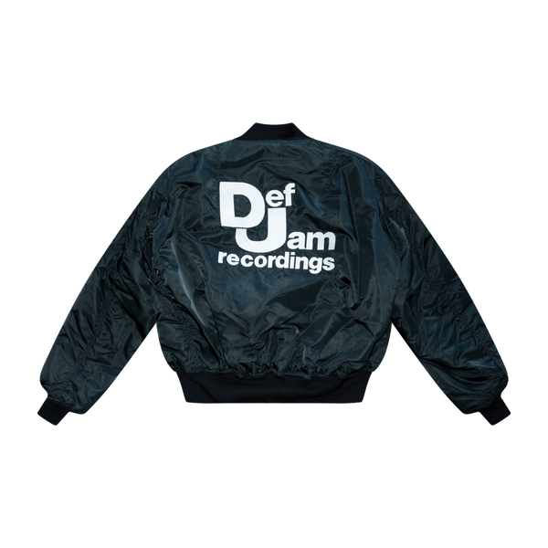 Vintage Def Jam Embroidered Alpha Industries Bomber Jacket T-Shirt