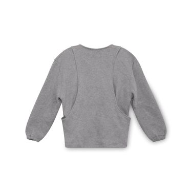 Vejas Grey Crewneck Sweater