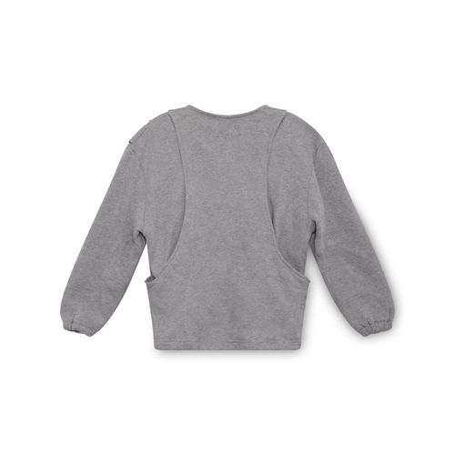 Vejas Grey Crewneck Sweater