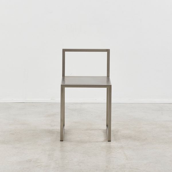 Philipp Plein Chair in Brushed Steel, Germany, 2000