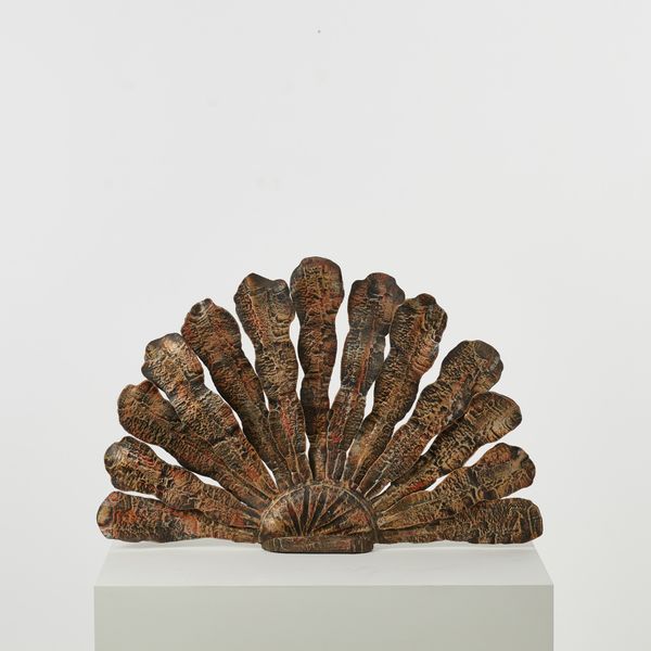 Salvino Marsura Pavone Fire Screen, Treviso, Italy, 1980s