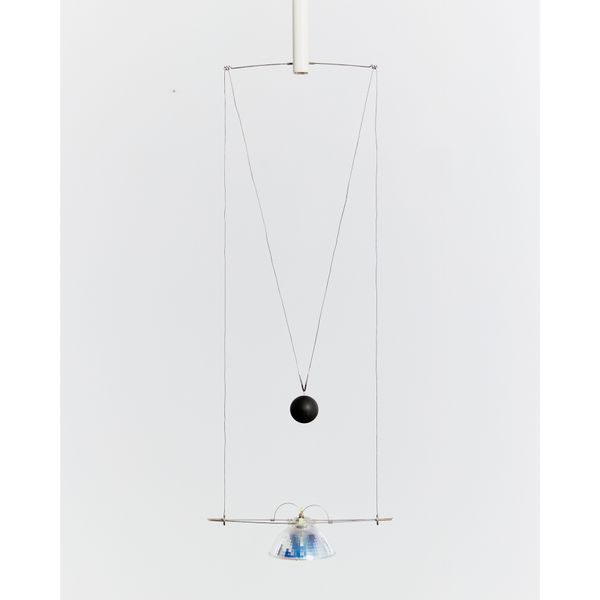 "Ilo Ilu III" Kinetic Ceiling Light by Ingo Maurer
