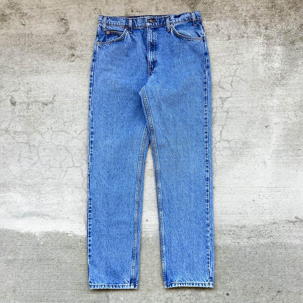 1990s Levi's Medium Wash Orange Tab 505