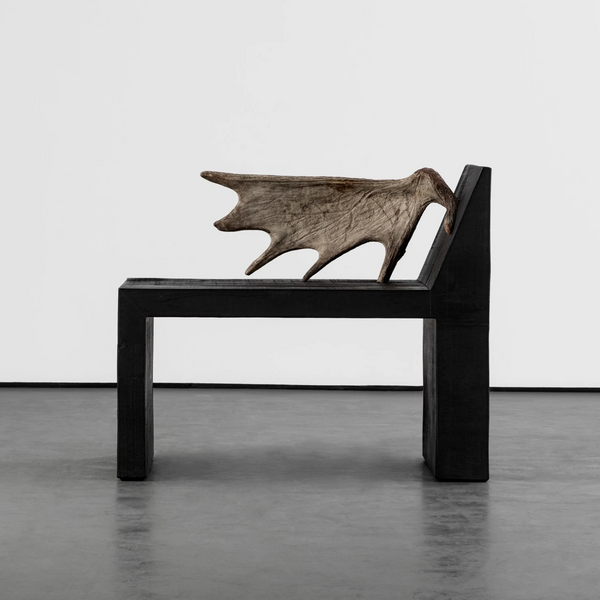 Tomb Chair Black Oak Left by Rick Owens, 2012