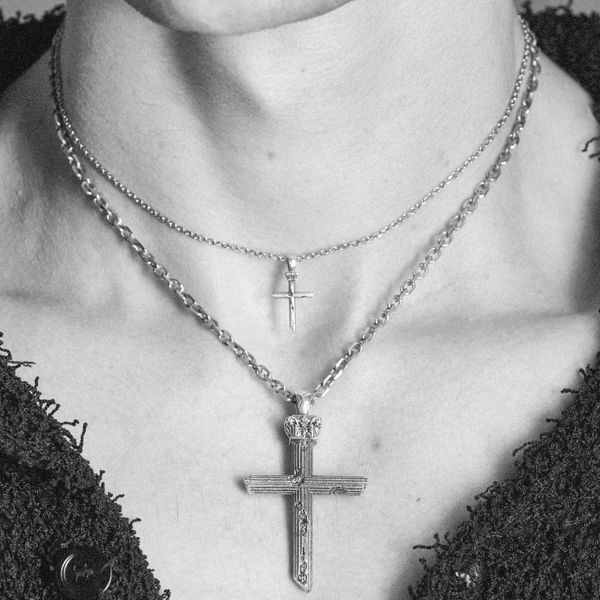 Column Crucifix Pendant