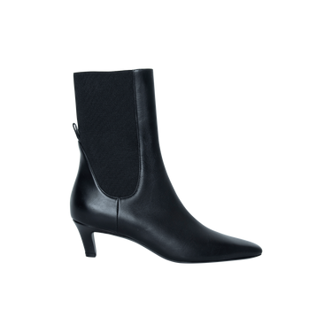 Toteme Black 'The Mid Heel' Boot