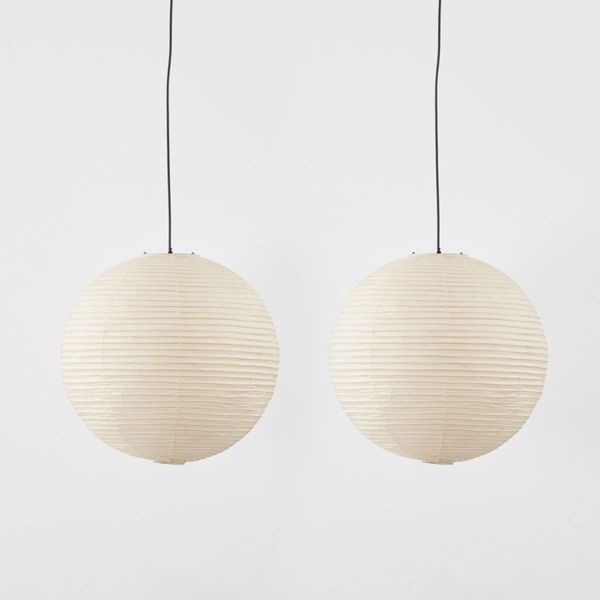 Isamu Noguchi ‘Akari’ Pendant Mod. 45A Steph Simon, France, c1950