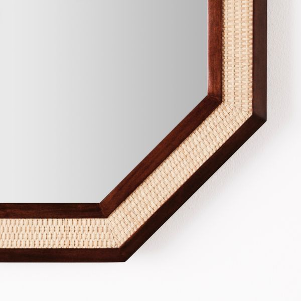 Rattan Small Mirror by Edin & Lina Kjellvertz