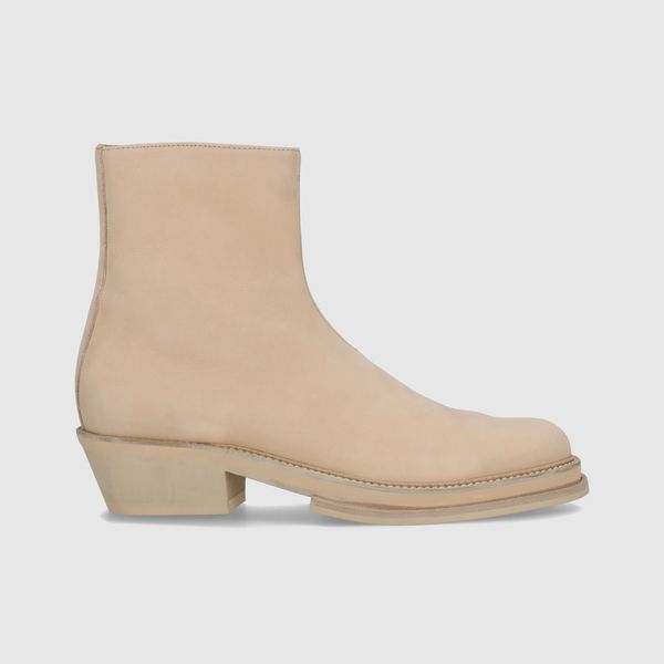 Nabuk Leather West Coast Boot in Cream