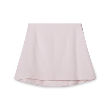 High Waist Mini Skirt in Peony Pink