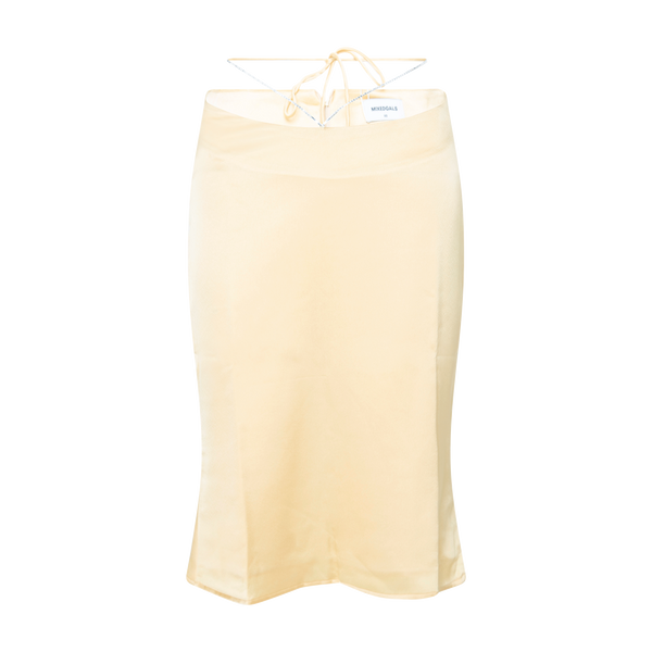 Moni Yellow Midi Skirt