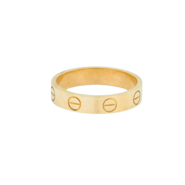 Cartier LOVE Ring Small Model 18k Yellow Gold, sz 48