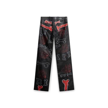 Hand Painted Leather Pant