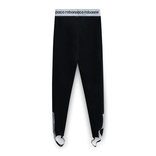 Paco Rabanne Contrast-Stripe Stirrup Leggings