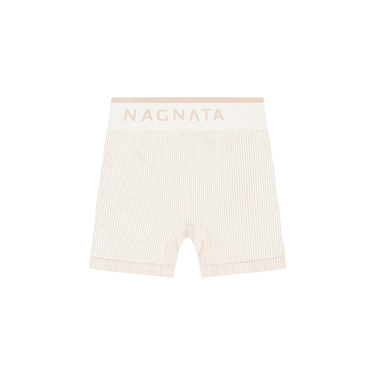 Nagnata Rib Mini Short in Cream