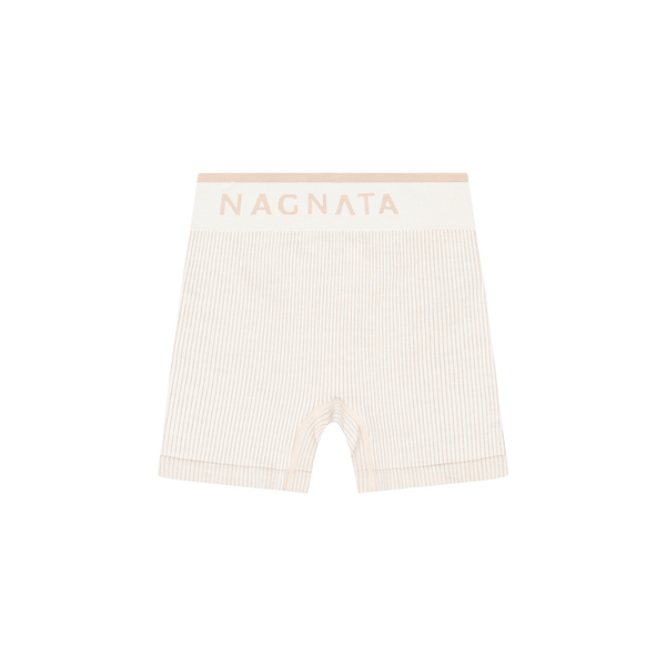 Nagnata Rib Mini Short in Cream