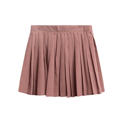 Vintage Herringbone Pleated Skirt 