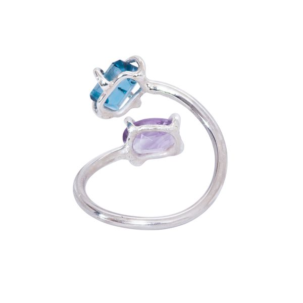 Bestie Ring - Blue Topaz & Amethyst