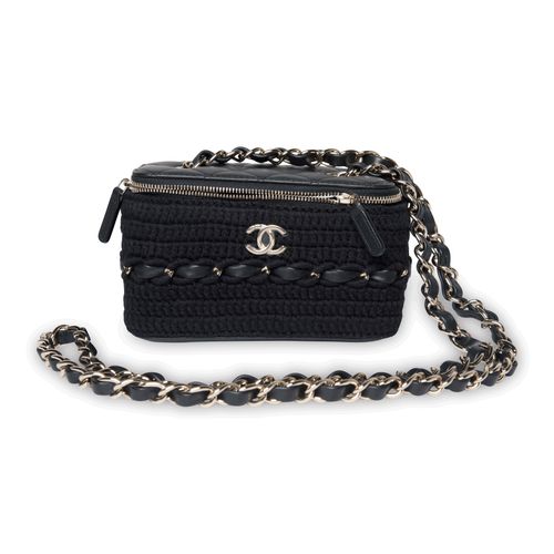 Chanel Vanity with Chain in Gold Bag