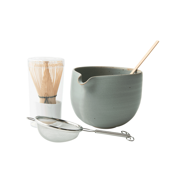 Classic LMS Matcha Bowl Set in Storm