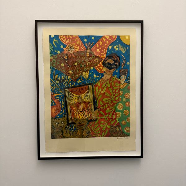 If Justice is not maintained Justice will not maintain us by Marcel Dzama, 2025