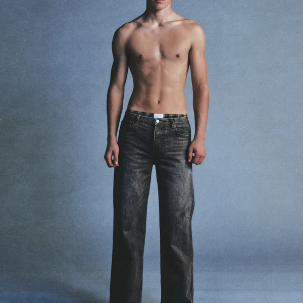 Faded Brown Denim Jeans