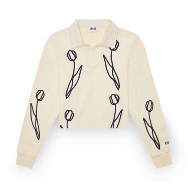 Krost Cropped Tulip Rugby Shirt