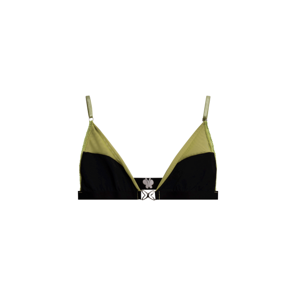 Black and Green Batesia Bralette