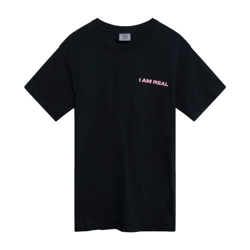 I Am Real Logo T-Shirt in Black