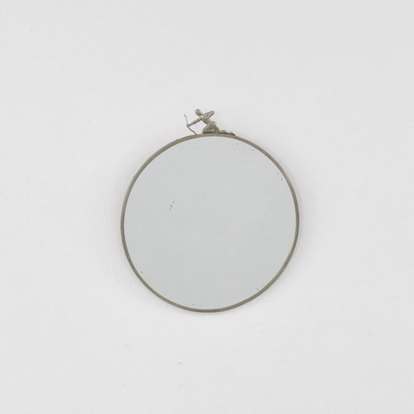 Swedish Grace Mirror with Archer, Sweden, 1920s