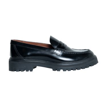 Reformation Agathea Chunky Loafer in Black